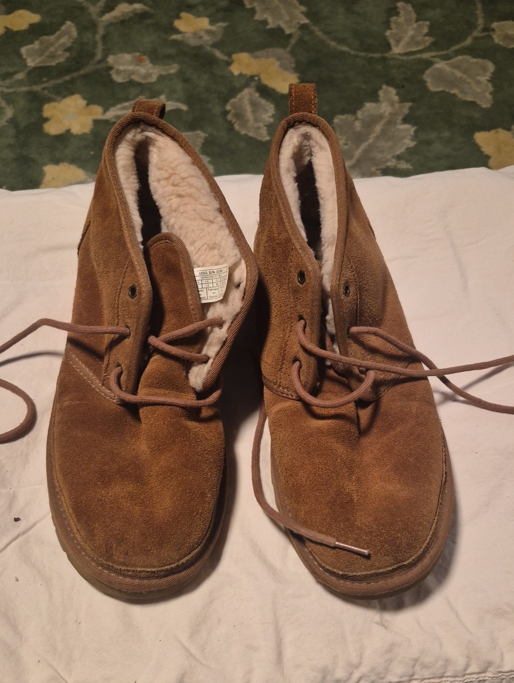 UGG Men's Brown Suede Rain & Snow Boots
